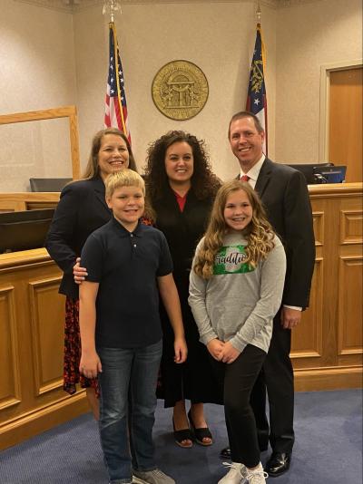 Judge Sowers Sworn In Northeastern Judicial Circuit of Georgia